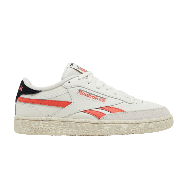 Reebok Club C Revenge 'Chalk Semi Orange Flare' — Chalk/Semi Orange Flare/Core Black