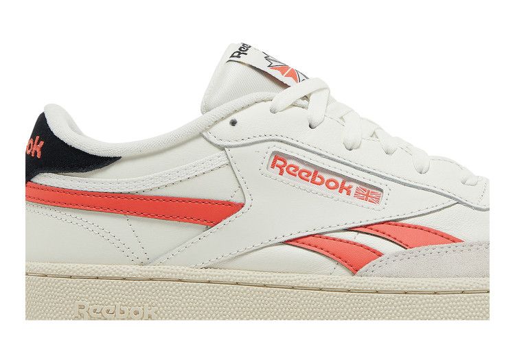 Reebok Club C Revenge 'Chalk Semi Orange Flare' — Chalk/Semi Orange Flare/Core Black