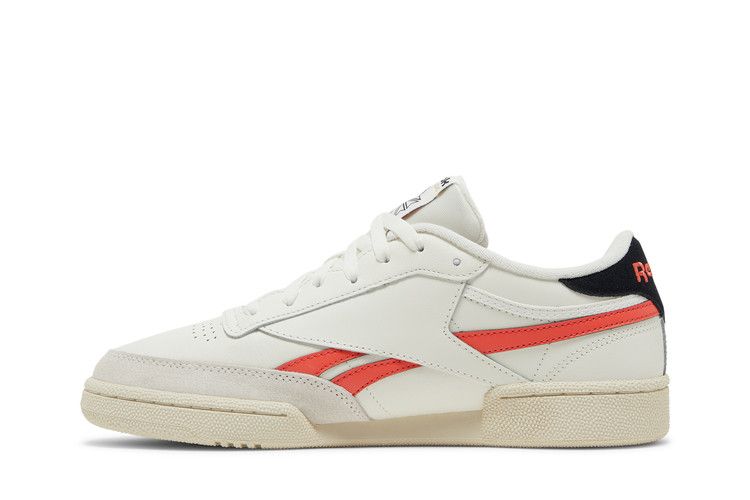 Reebok Club C Revenge 'Chalk Semi Orange Flare' — Chalk/Semi Orange Flare/Core Black