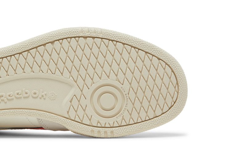 Reebok Club C Revenge 'Chalk Semi Orange Flare' — Chalk/Semi Orange Flare/Core Black