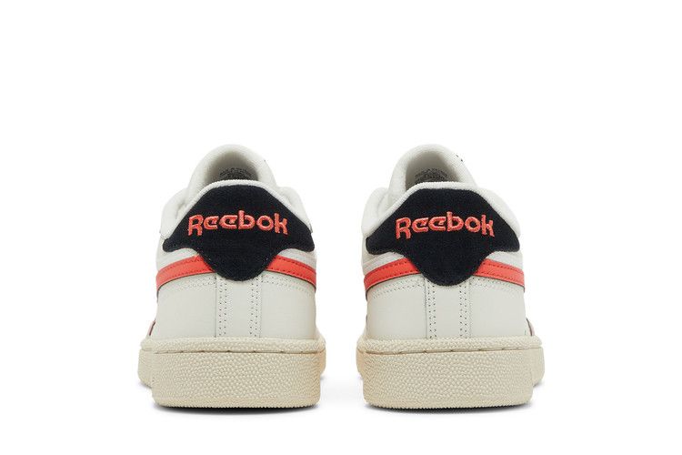 Reebok Club C Revenge 'Chalk Semi Orange Flare' — Chalk/Semi Orange Flare/Core Black