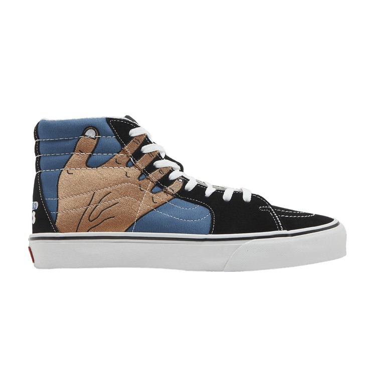 Imran Potato x Vans Sk8-Hi VR3 LX 'Black Navy' — Black/Navy/White/Fenugreek