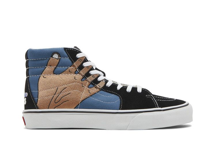 Imran Potato x Vans Sk8-Hi VR3 LX 'Black Navy' — Black/Navy/White/Fenugreek