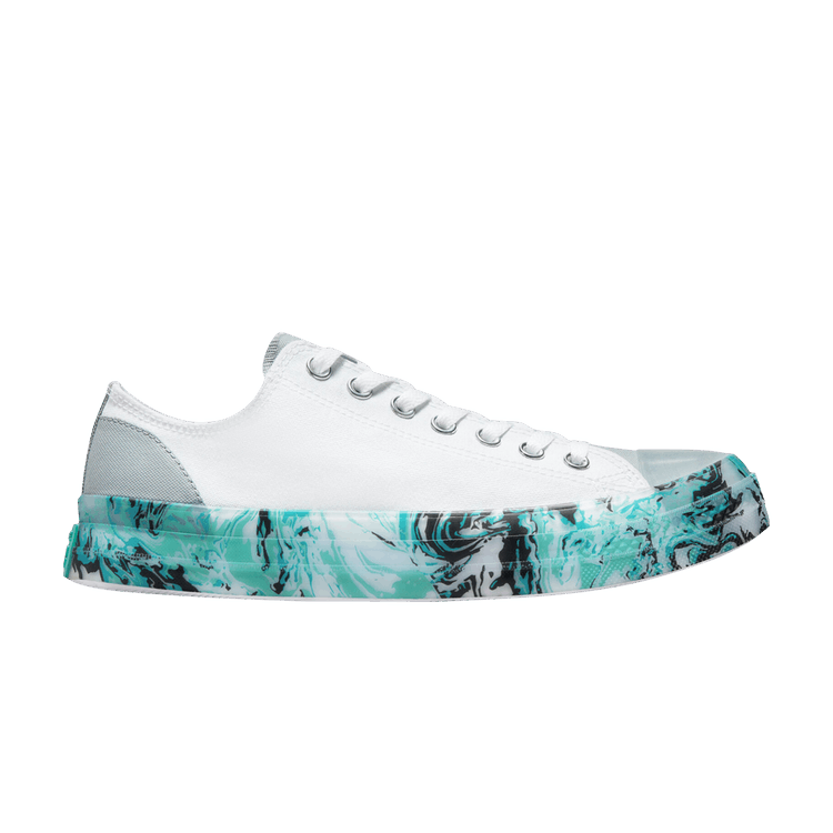 Converse Chuck Taylor All Star CX Low 'Marbled' — White/Ash Stone/Washed Teal