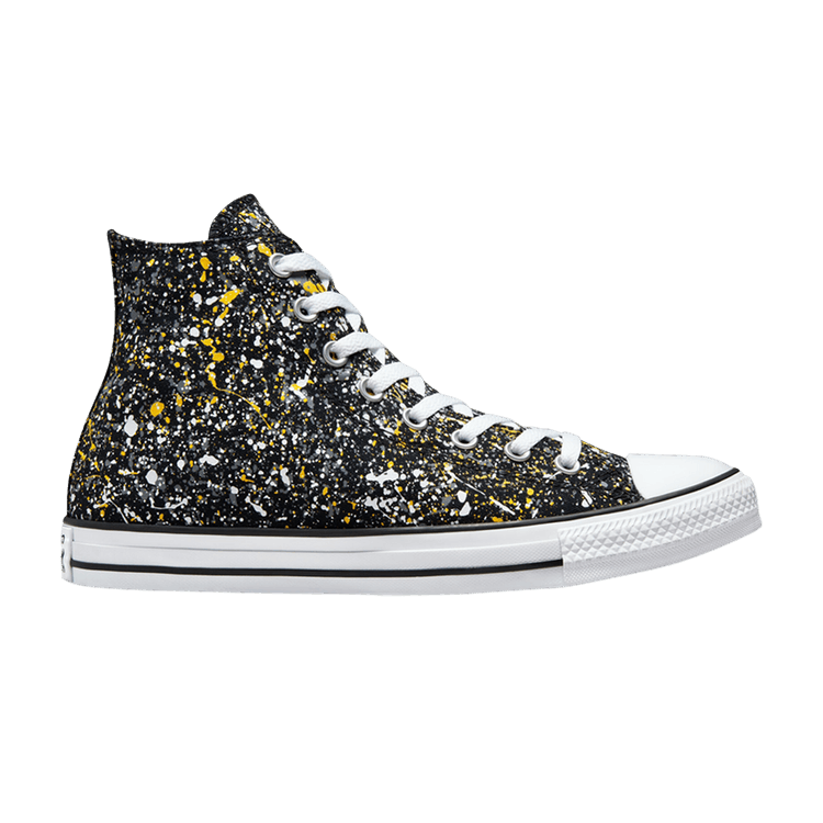 Converse Chuck Taylor All Star Archive High 'Paint Splatter - Black Amarillo' — Black/White/Amarillo