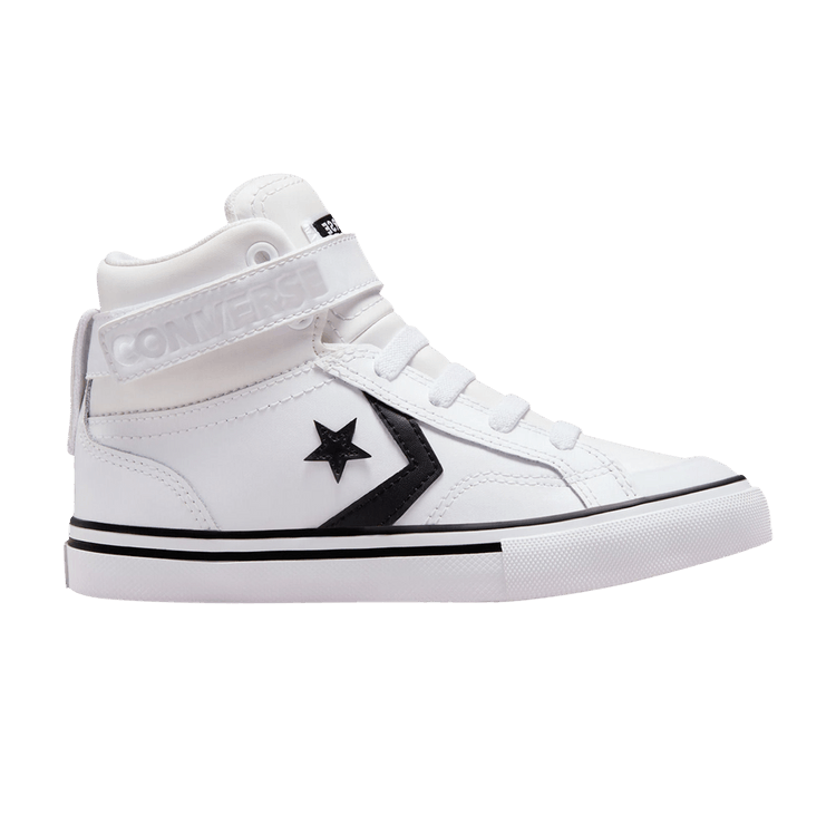 Converse Pro Blaze Strap Leather High PS 'White Black' — White/Black/White