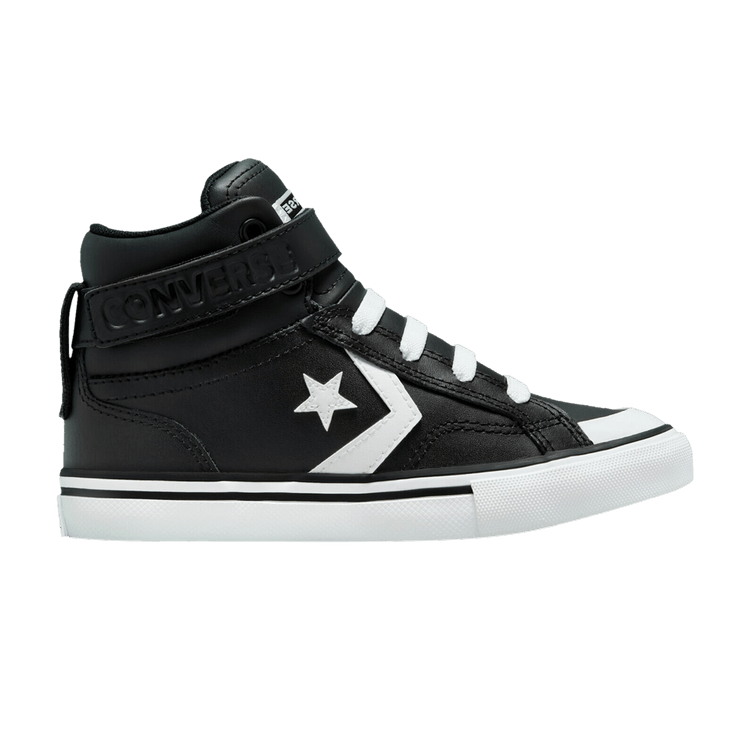 Converse Pro Blaze Strap Leather High PS 'Black White' — Black/White/White