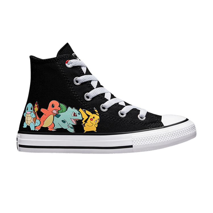 Pokemon x Converse Chuck Taylor All Star High PS 'First Partners' — Black/Multi/White