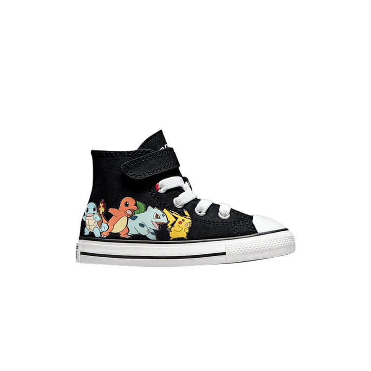Pokemon x Converse Chuck Taylor All Star High TD 'First Partners' — Black/Multi/White