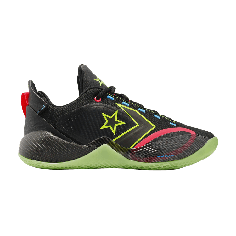 Converse All Star BB Shift 'Monster Clash - Black Volt' — Black/Solar Red/Blue Hero/Volt