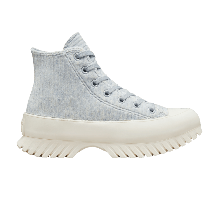Converse Chuck Taylor All Star Lugged 2.0 High 'Striped Knit - Gravel' — Gravel/Egret/Egret