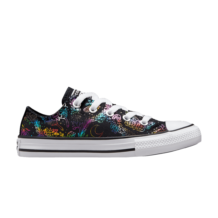 Converse Chuck Taylor All Star Low PS 'Butterfly Shine' — Black/Pink/Purple/Blue