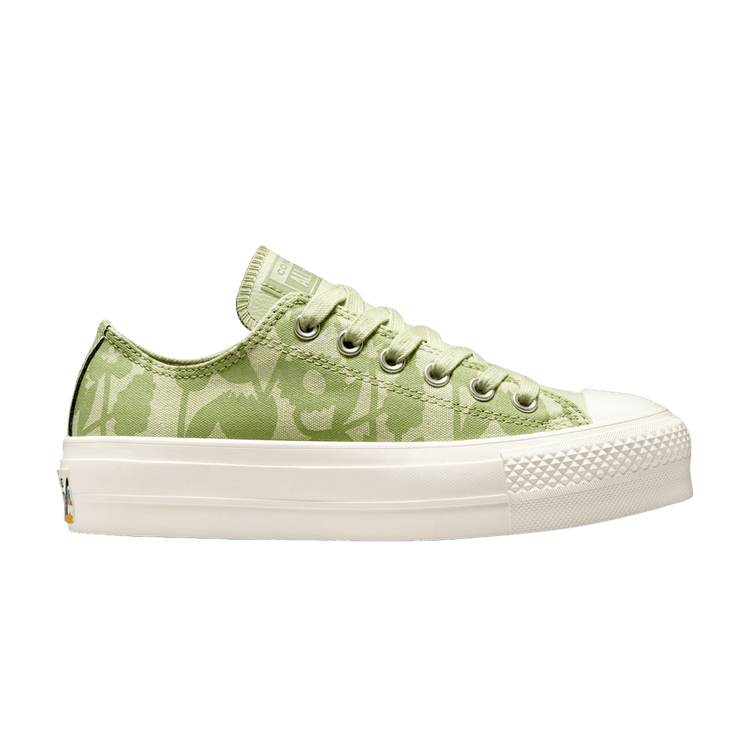Converse Wmns Chuck Taylor All Star Lift Platform Low 'We Are Stronger Together' — Olive Aura/Egret