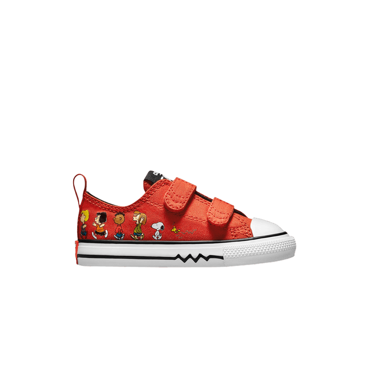 Peanuts x Converse Chuck Taylor All Star Easy-On Low TD 'Snoopy and Friends' — Signal Red/Black/White
