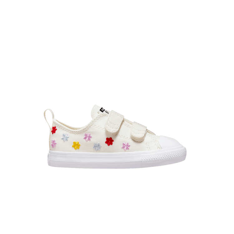 Converse Chuck Taylor All Star Easy-On Low TD 'Floral Embroidery' — Vintage White/White