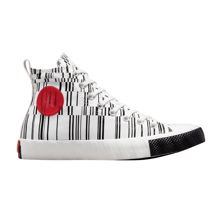 Converse UNT1TL3D High 'Translucent Barcode - White University Red' — White/Black/University Red