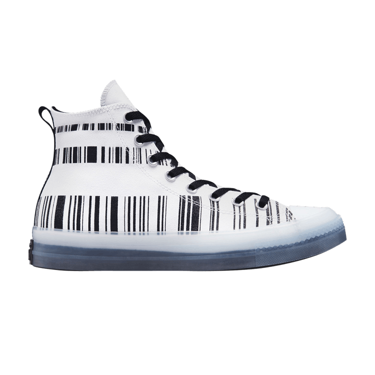 Converse Chuck Taylor All Star CX High 'Translucent Barcode' — White/Black/Clear