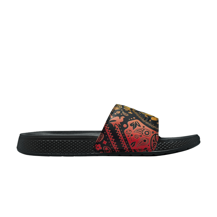 Converse All Star Slide 'Pride' — Black/Court Purple/Orange Rind