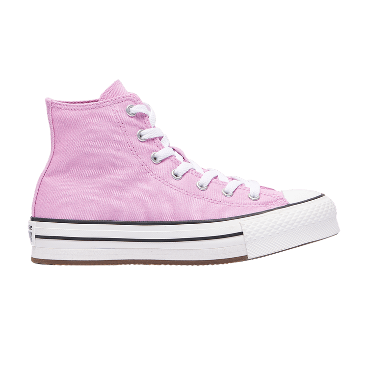 Converse Chuck Taylor All Star EVA Lift Platform High GS 'Pink' — Pink/White
