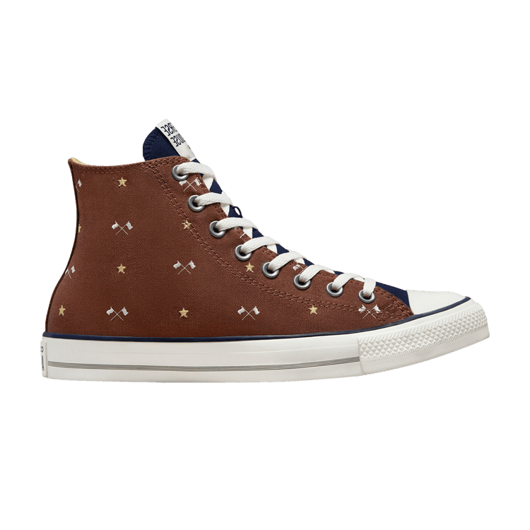 Converse Chuck Taylor All Star High 'Clubhouse - Golf Club' — Red Oak/Egret/Trailhead Gold