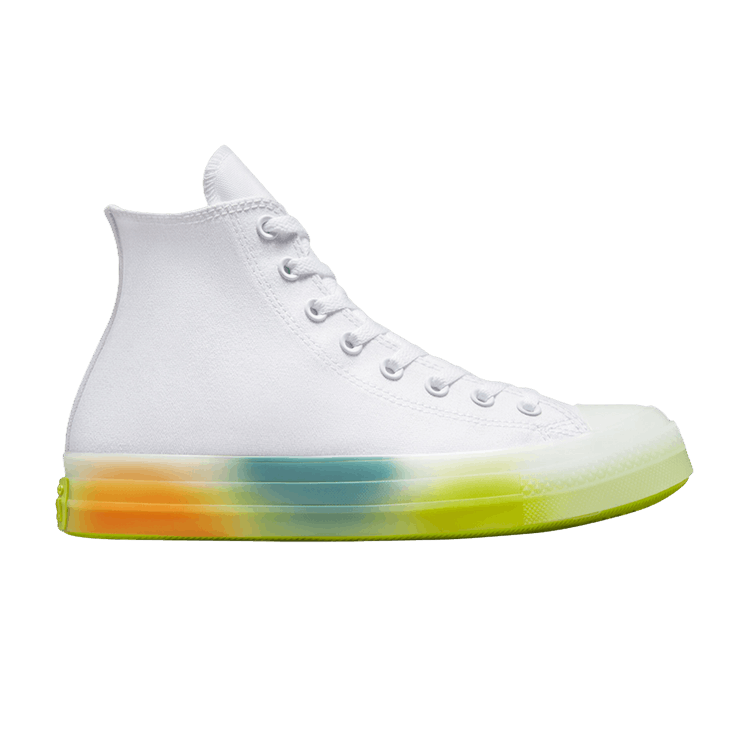 Converse Chuck Taylor All Star CX High 'Spray Paint - White' — White/Orange