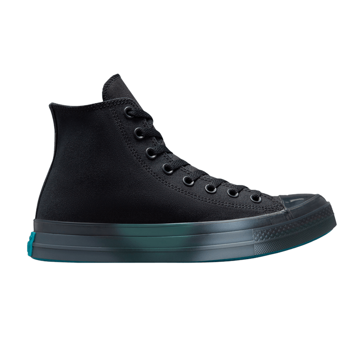 Converse Chuck Taylor All Star CX High 'Spray Paint - Black' — Black/Cyber Teal/Ghosted