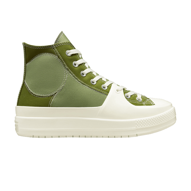 Converse Chuck Taylor All Star Construct High 'Colorblock - Alligator' — Alligator Friend Green/Grassy