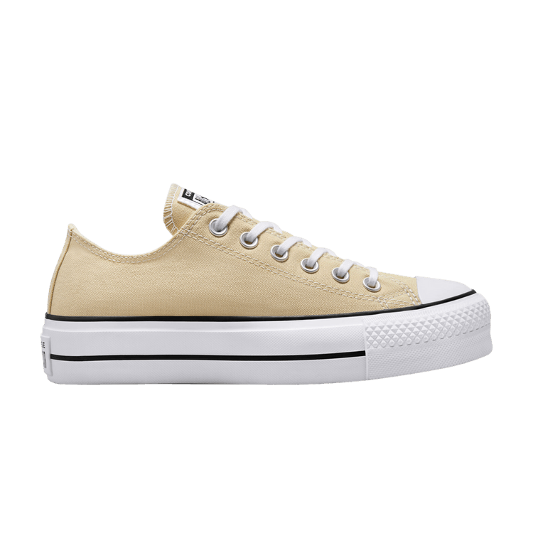Converse Wmns Chuck Taylor All Star Lift Platform Canvas Low 'Oat Milk' — Oat Milk/Oat Milk