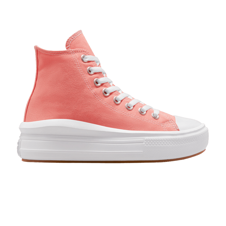 Converse Wmns Chuck Taylor All Star Move Platform High 'Lawn Flamingo' — Lawn Flamingo/White/White