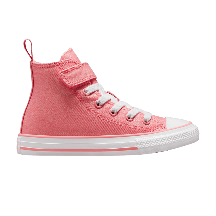 Converse Chuck Taylor All Star Easy-On High PS 'Iridescent' — Lawn Flamingo/White/White