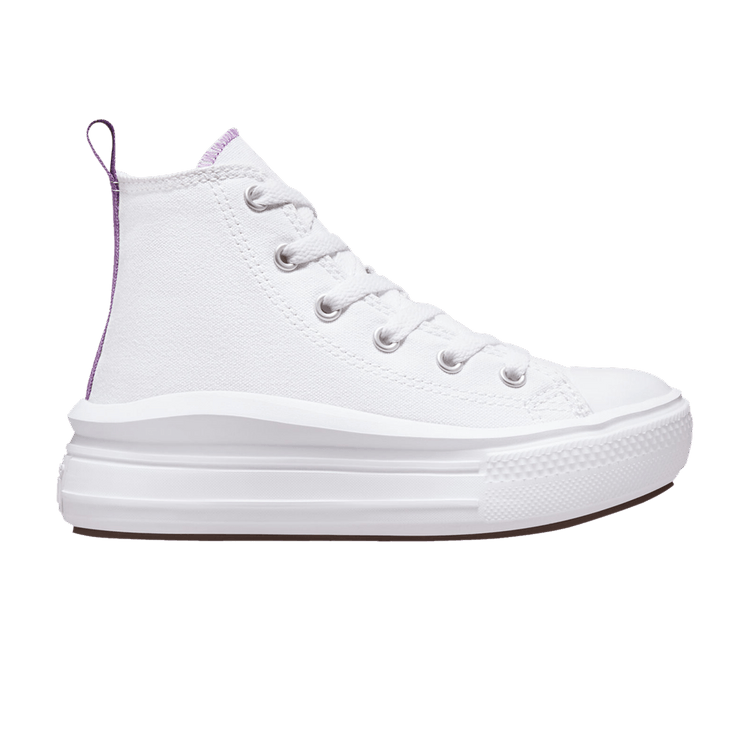 Converse Chuck Taylor All Star Move Platform High PS 'White Pixel Purple' — White/Pixel Purple/White