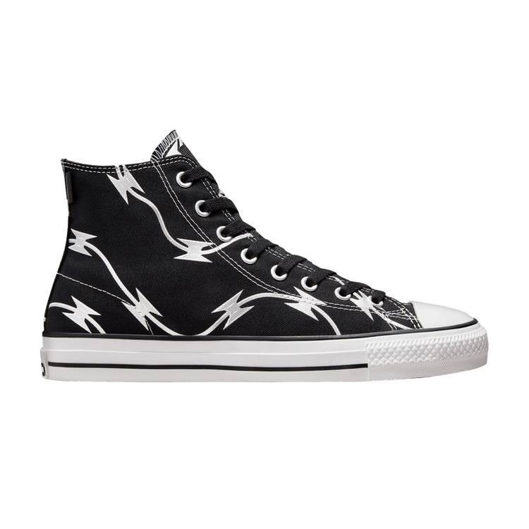 Converse Chuck Taylor All Star Pro High 'Razor Wire' — Black/Pure Silver/White