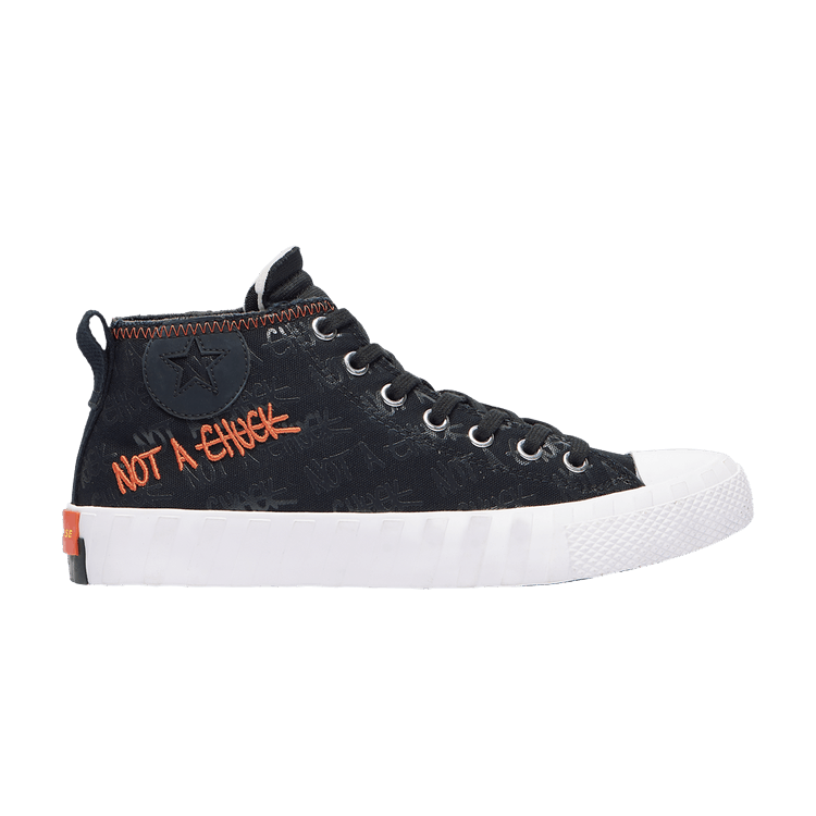 Converse UNT1TL3D Mid 'Not A Chuck - Black Ember Glow' — Black/Dark Smoke Grey/Ember Glow