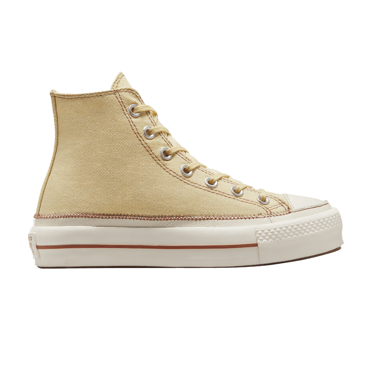 Converse Wmns Chuck Taylor All Star Lift Platform High 'Contrast Stitching - Open Sesame' — Open Sesame/Egret/Clay Pot