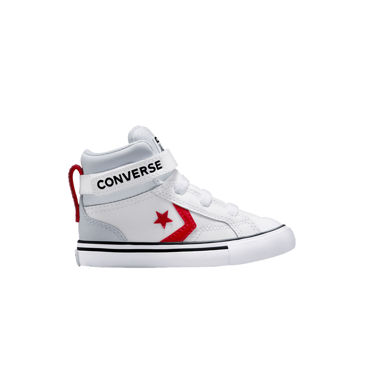 Converse Pro Blaze Strap Leather EasyOn High TD 'Retro Sport Block' — White/Ghosted/Red