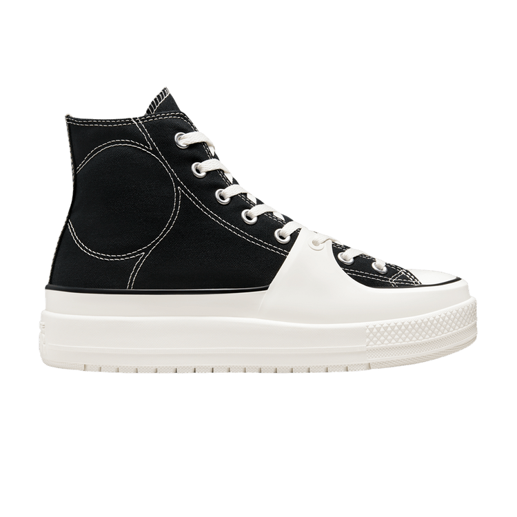 Converse Chuck Taylor All Star Construct High 'Black White' — Black/Vintage White/Egret