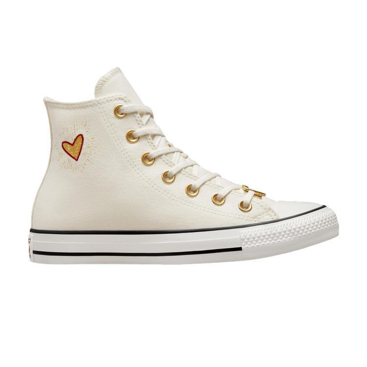 Converse Wmns Chuck Taylor All Star High 'Valentine's Day 2023 - Vintage White' — Vintage White/White