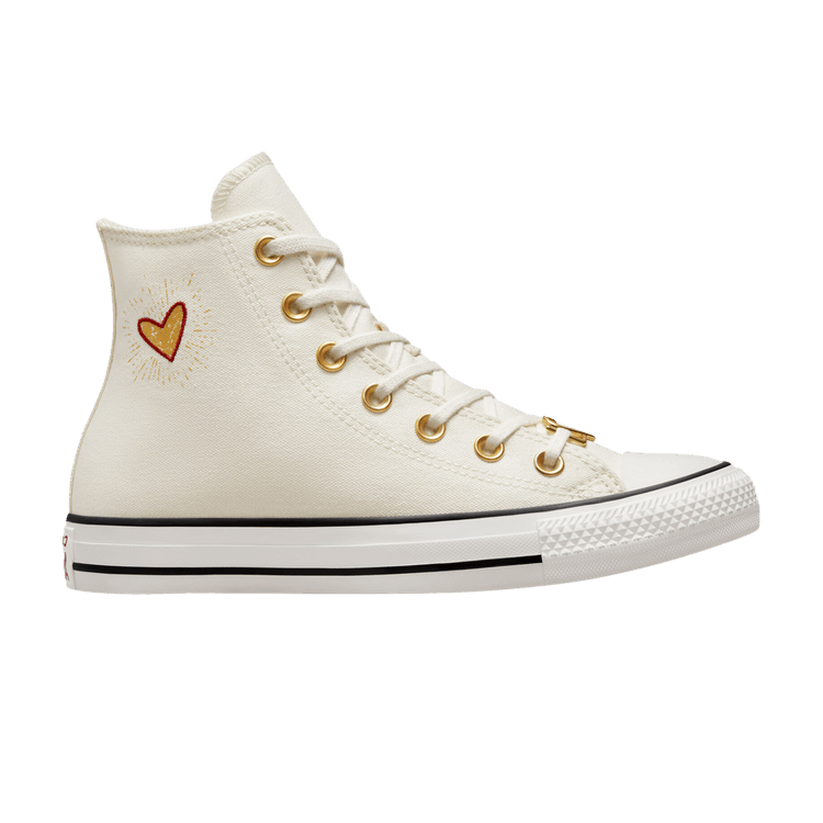 Converse Wmns Chuck Taylor All Star High 'Valentine's Day 2023 - Vintage White' — Vintage White/White