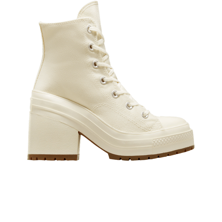 Converse Chuck 70 High De Luxe Heel 'Egret' — Egret/Egret/Black