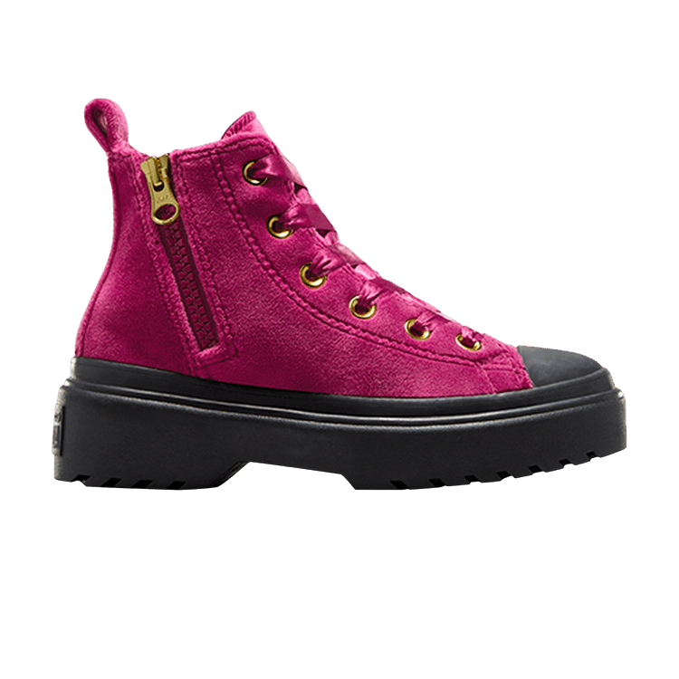 Converse Chuck Taylor All Star Lugged Lift Platform High PS 'Velvet' — Legend Berry/Black/Black