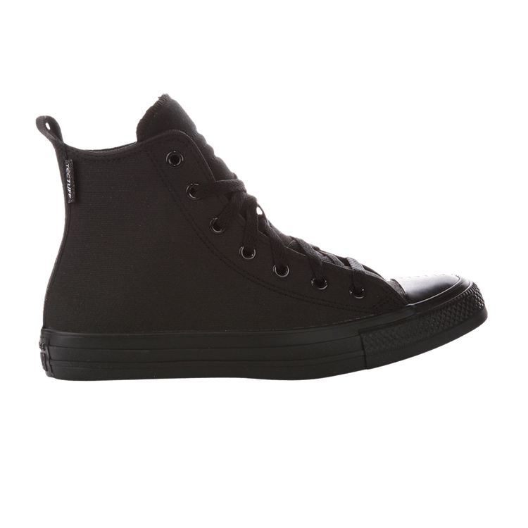 Converse Chuck Taylor All Star TecTuff High GS 'Mono Black' — Black/Black/Black