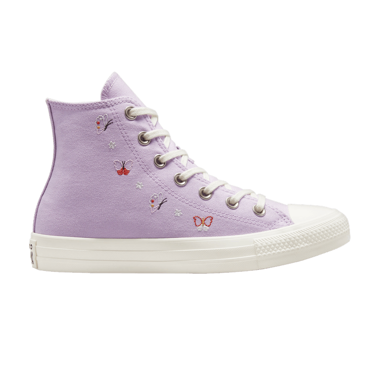 Converse Wmns Chuck Taylor All Star High 'Butterfly Wings' — Lilac Mist/Egret/Black