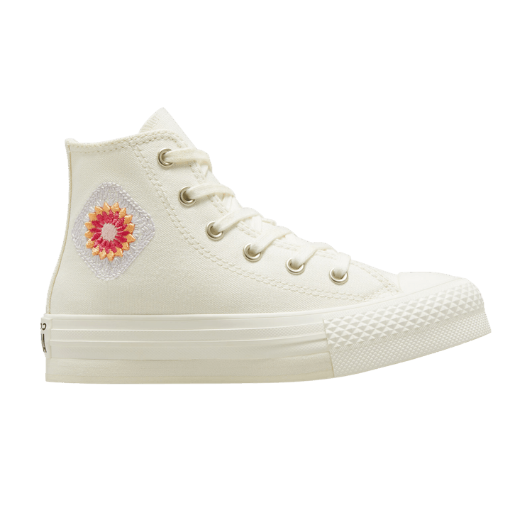 Converse Chuck Taylor All Star EVA Lift Platform High PS 'Festival Florals' — Egret/Vintage White