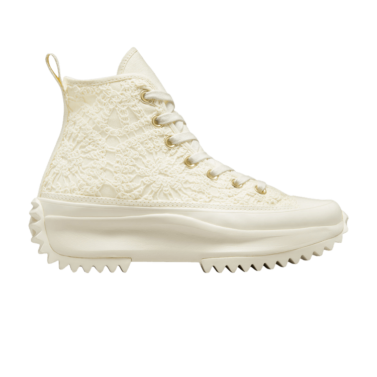 Converse Run Star Hike Platform High 'Daisy Cord' — Egret/Egret/Light Gold