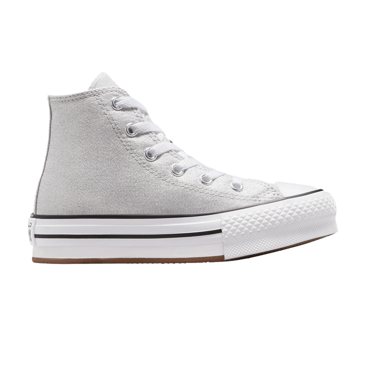 Converse Chuck Taylor All Star EVA Lift Platform PS High 'Prism Glitter' — Mouse/White/Black