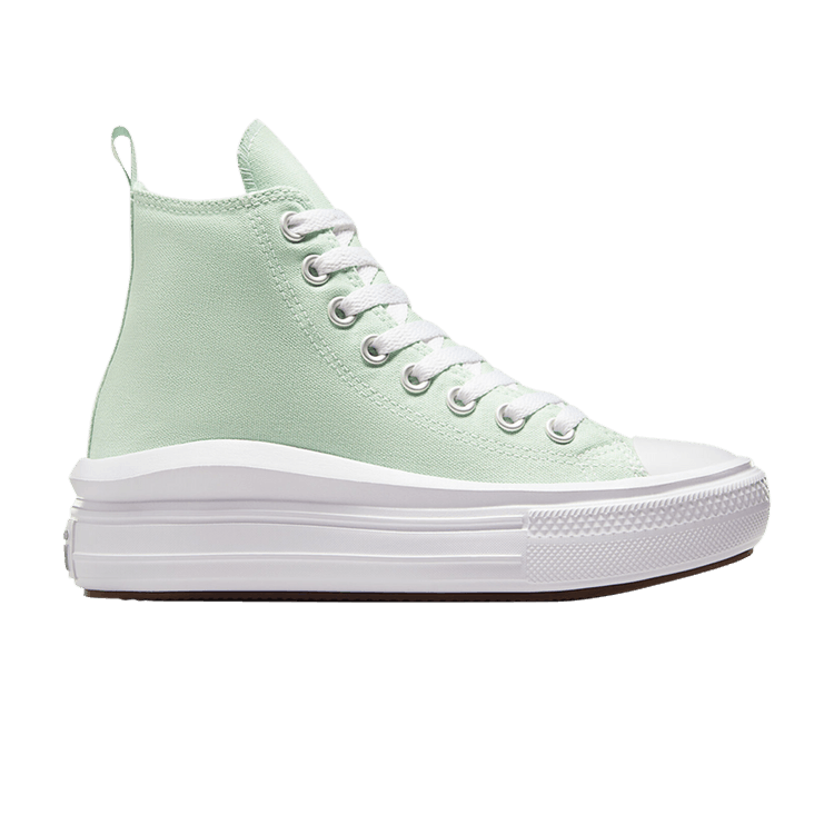 Converse Chuck Taylor All Star Move Platform High GS 'Sticky Aloe' — Sticky Aloe/White/Black