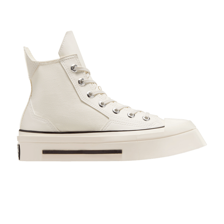 Converse Wmns Chuck 70 De Luxe Squared High 'Egret' — Egret/Black/Egret