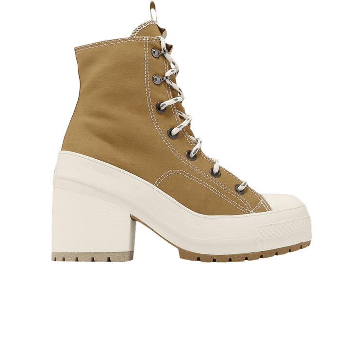 Converse Wmns Chuck 70 De Luxe Heel High 'Utility - Trek Tan' — Trek Tan/Nutty Granola/Egret