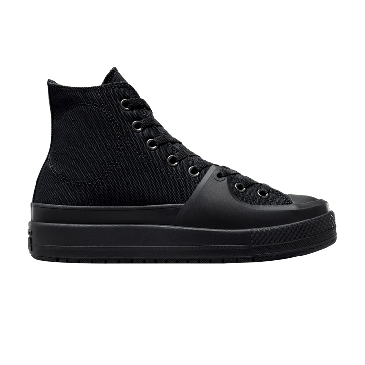 Converse Chuck Taylor All Star Construct High 'Mono Canvas - Triple Black' — Black/Black/Black