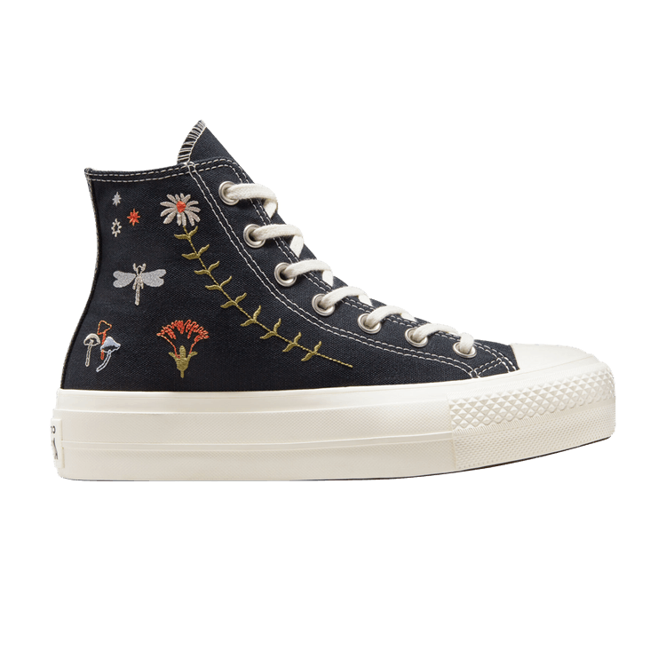 Converse Wmns Chuck Taylor All Star Lift Platform High 'Enchanted Garden' — Black/Black/Egret